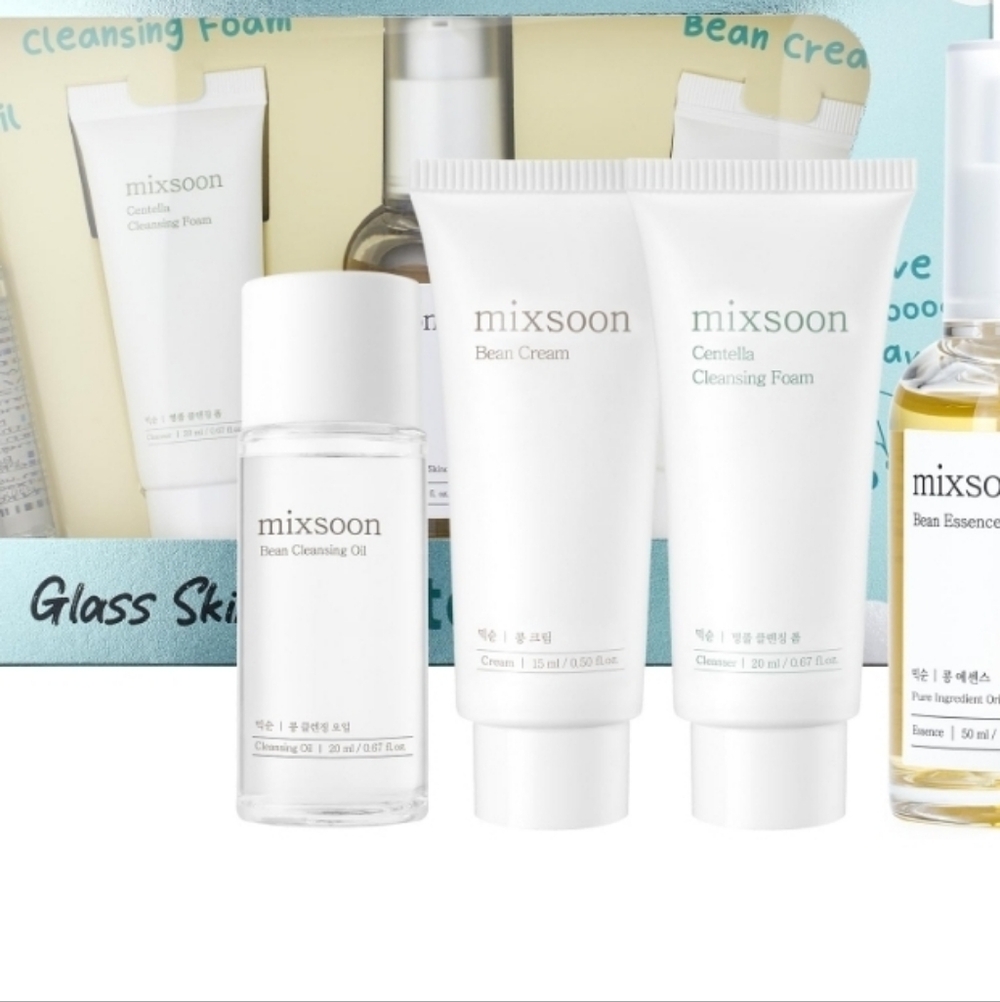 Mixsoon Centella Cleansing Foam, Bean Cream & Cleansing Oil Mini